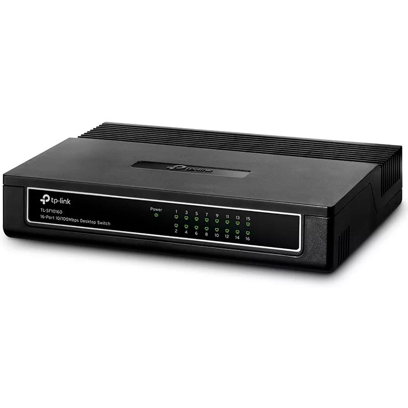 Switch 16 Portas Fast Ethernet 10/100 Mbps Tp-Link - TL-SF1016D Truedata